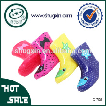 zapatos de tacón plano para niños verano botas de pvc C-705